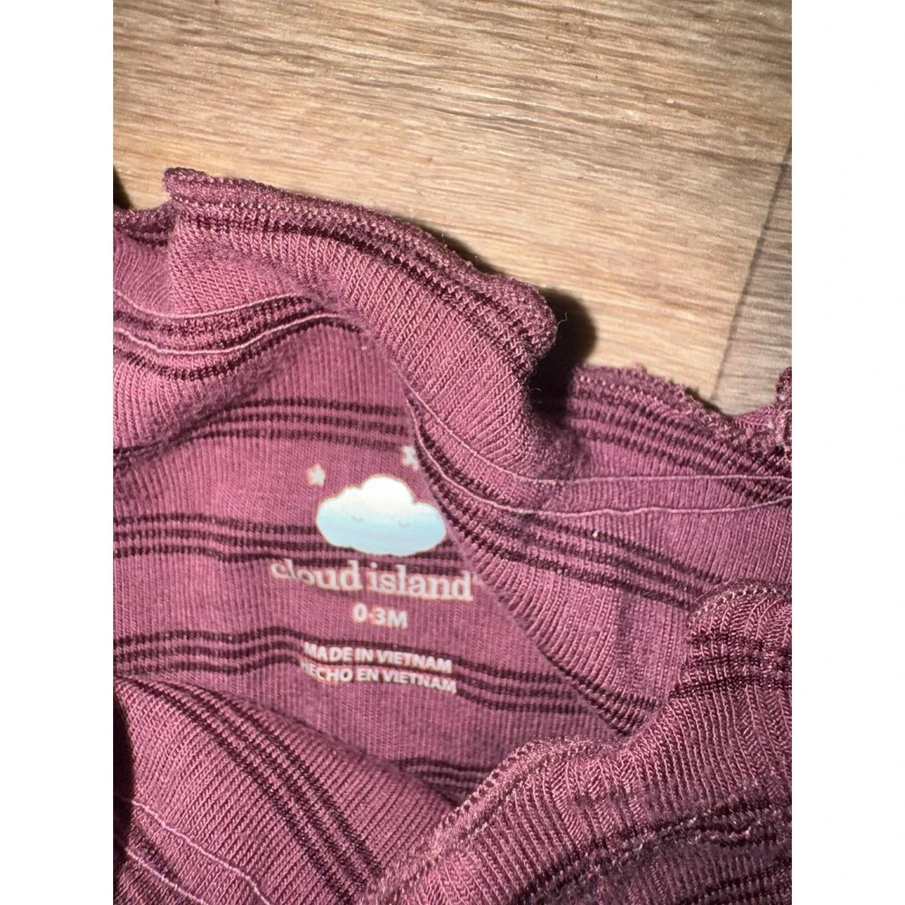 Baby Gap Siix Cloud Island Pajama Sleepers Romper Bundle 0-3 Months 5 Piece